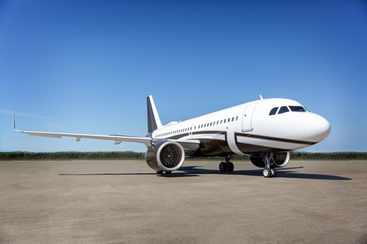 Airbus Corporate Jet (ACJ319neo) — Safe Fly Aviation group charter, up to 60 passengers