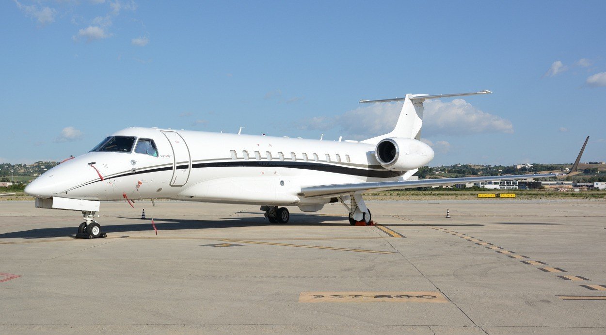 Embraer Legacy 650 private jet charter in India