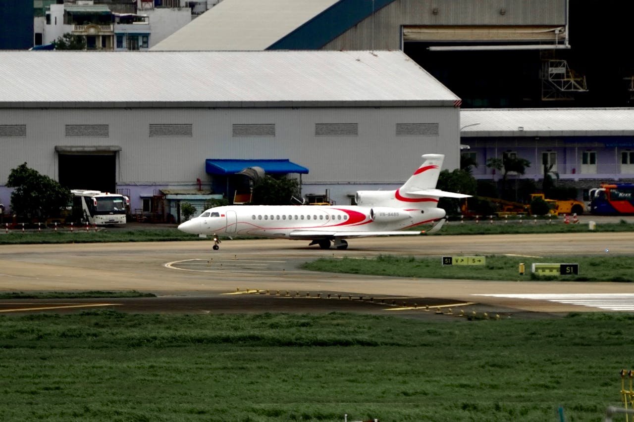 Private jet ready for last-minute departure